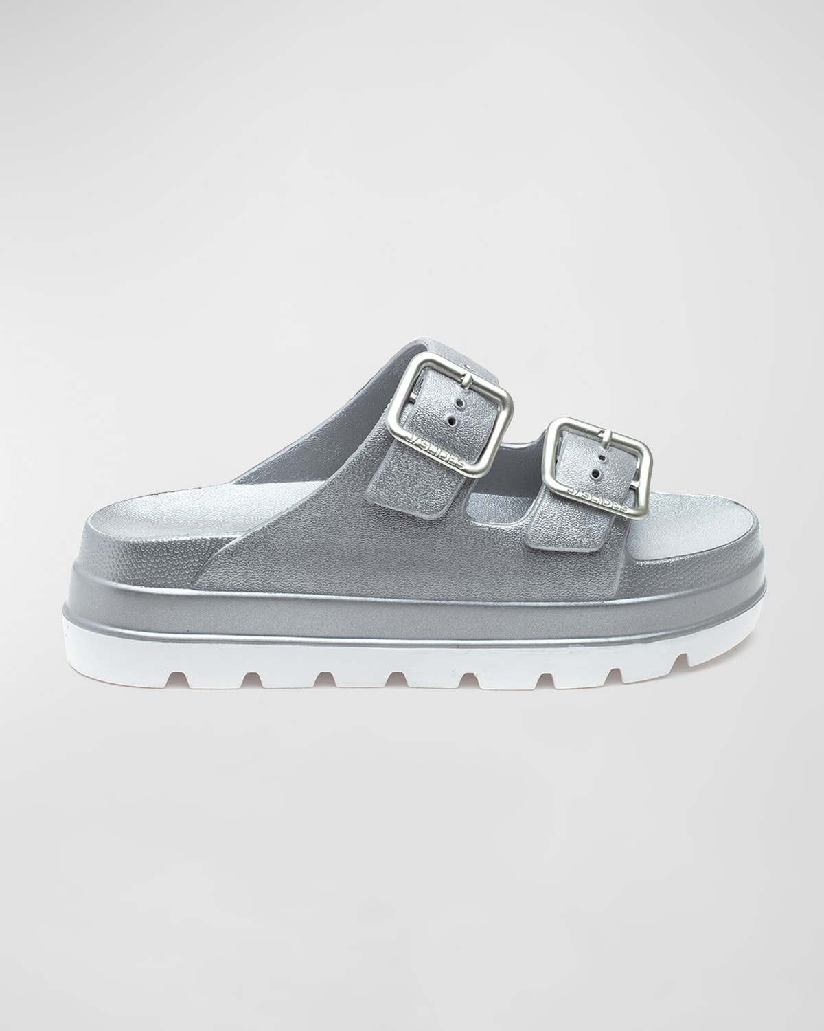JSlides Simply B Dual-Buckle Slide Sandals