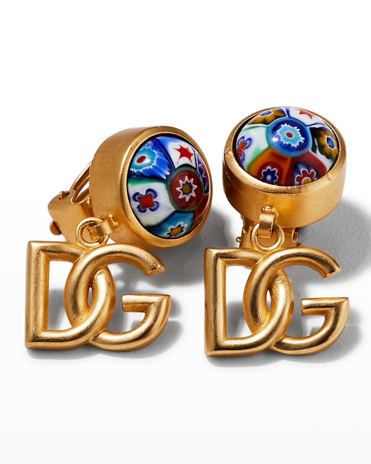 Multi Top-Stone DG-Drop Earrings