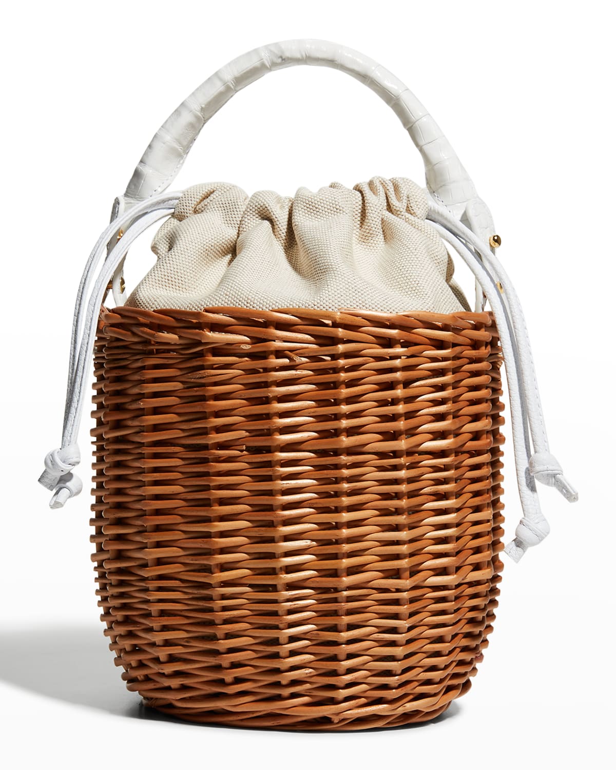 MARIA OLIVER MONICA BASKET TOP-HANDLE BAG 