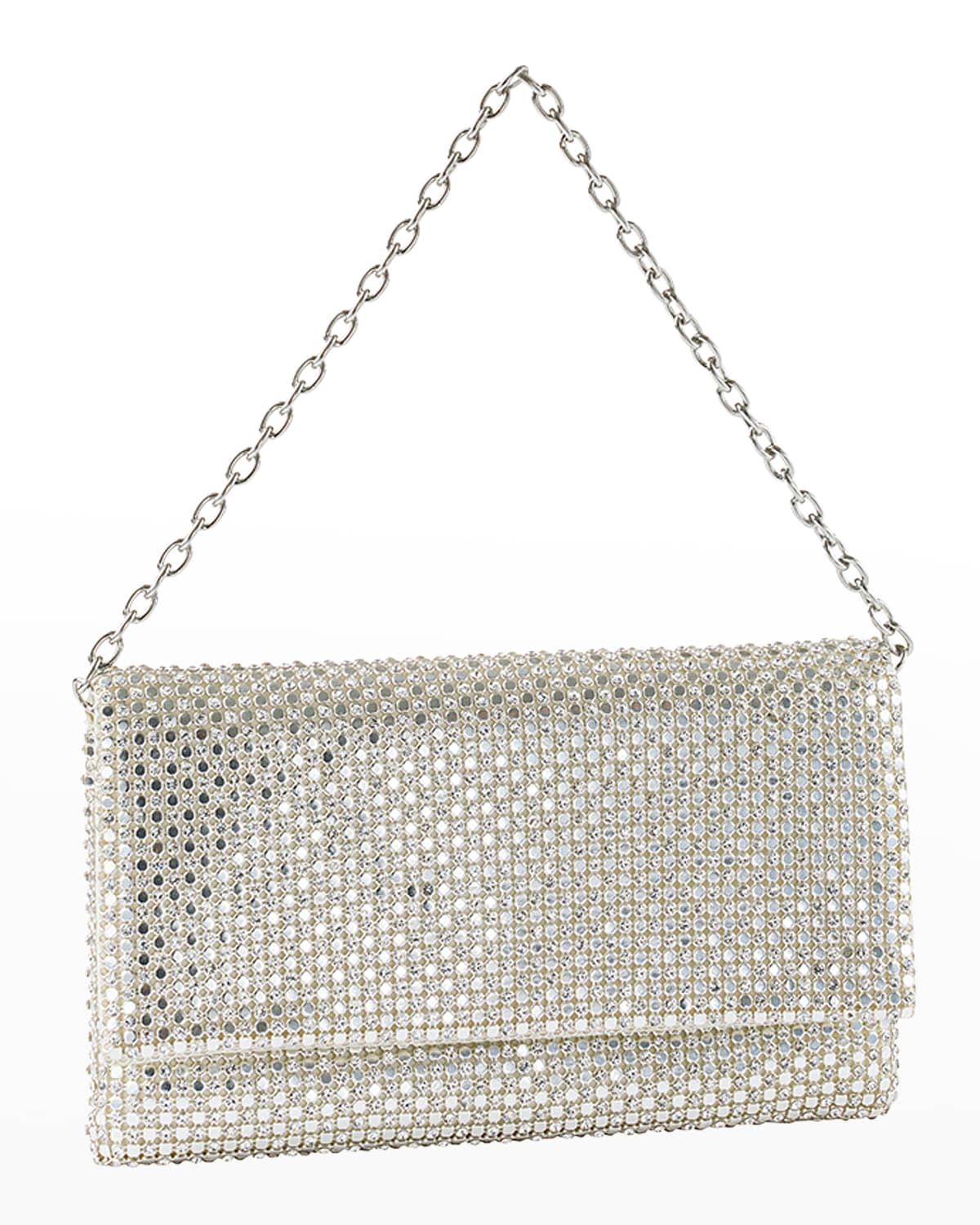 Crystal-Embellished Wallet on Chain