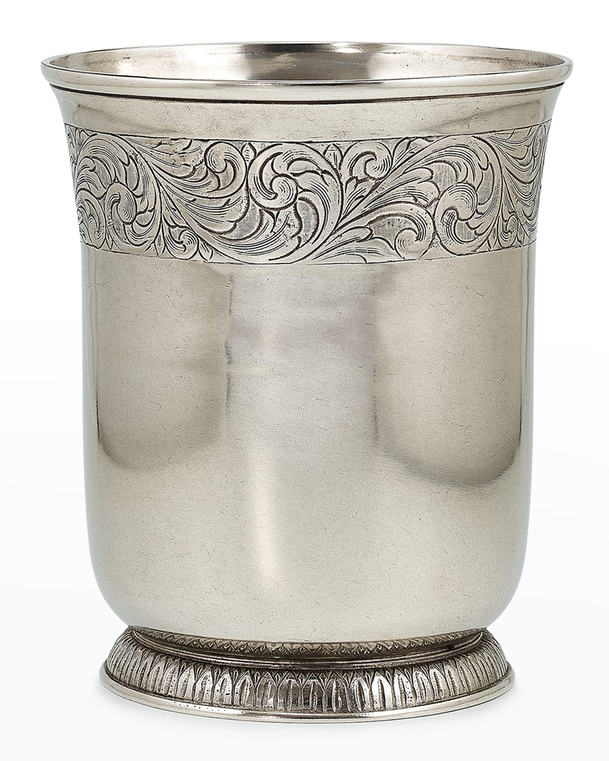 Labrazel San Lorenzo Waste Basket In Pewter