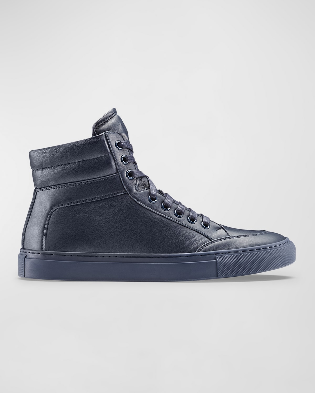 Koio Men's Primo Tonal Leather High-top Sneakers In Space