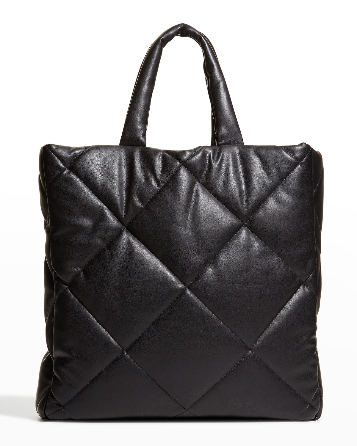 STAND STUDIO ASSANTE DIAMOND-QUILTED PUFFY TOTE BAG 