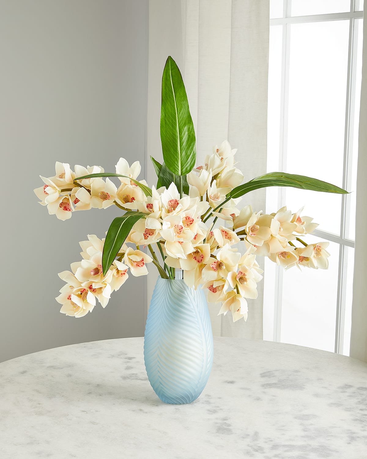 Johnrichard Collection Bamboo Cynbidium Fauxfloral Arrangement ModeSens