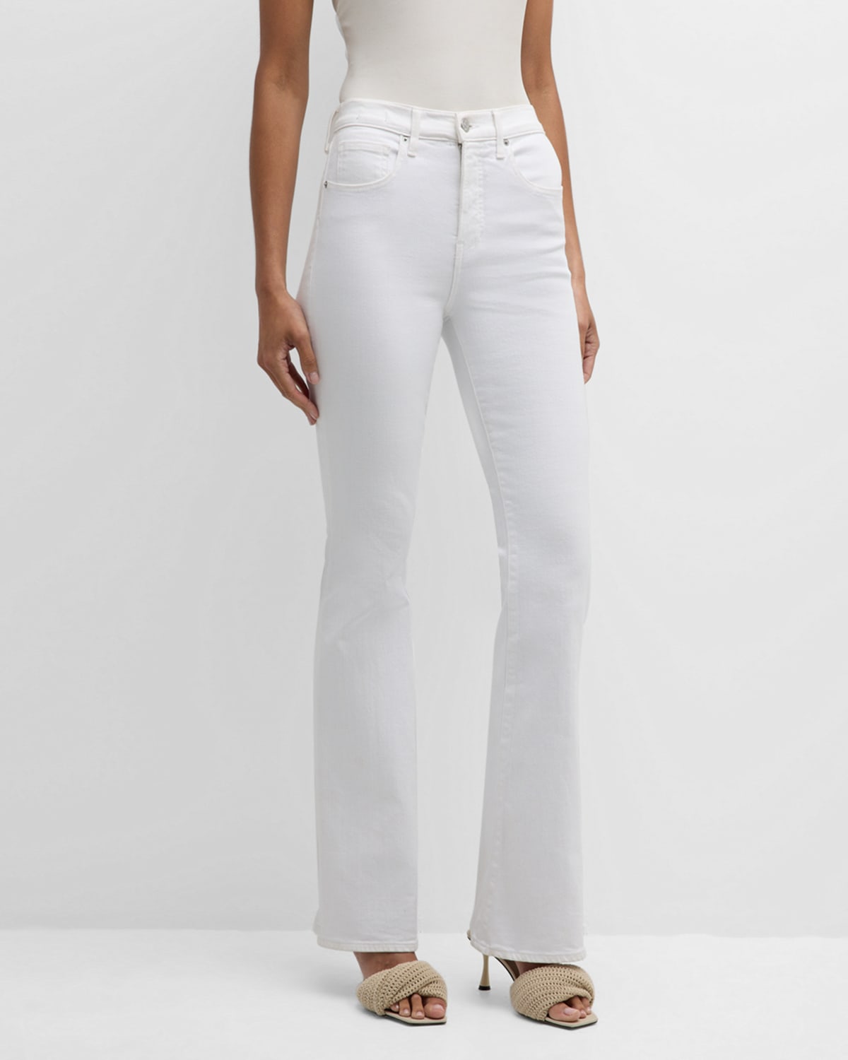 Beverly High-Rise Skinny Flare Jeans​