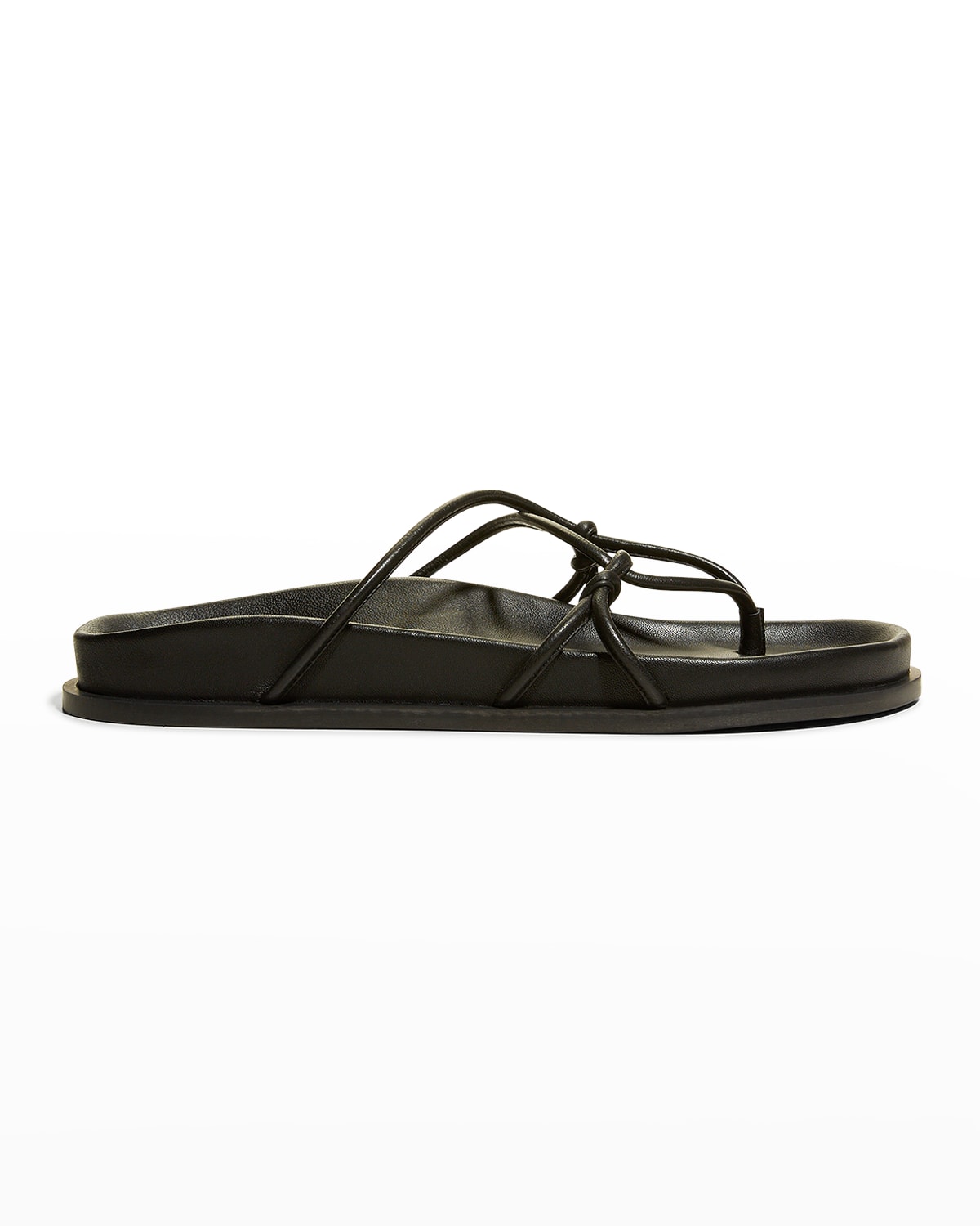 A. Emery Joesph Knotted Leather Thong Sandals