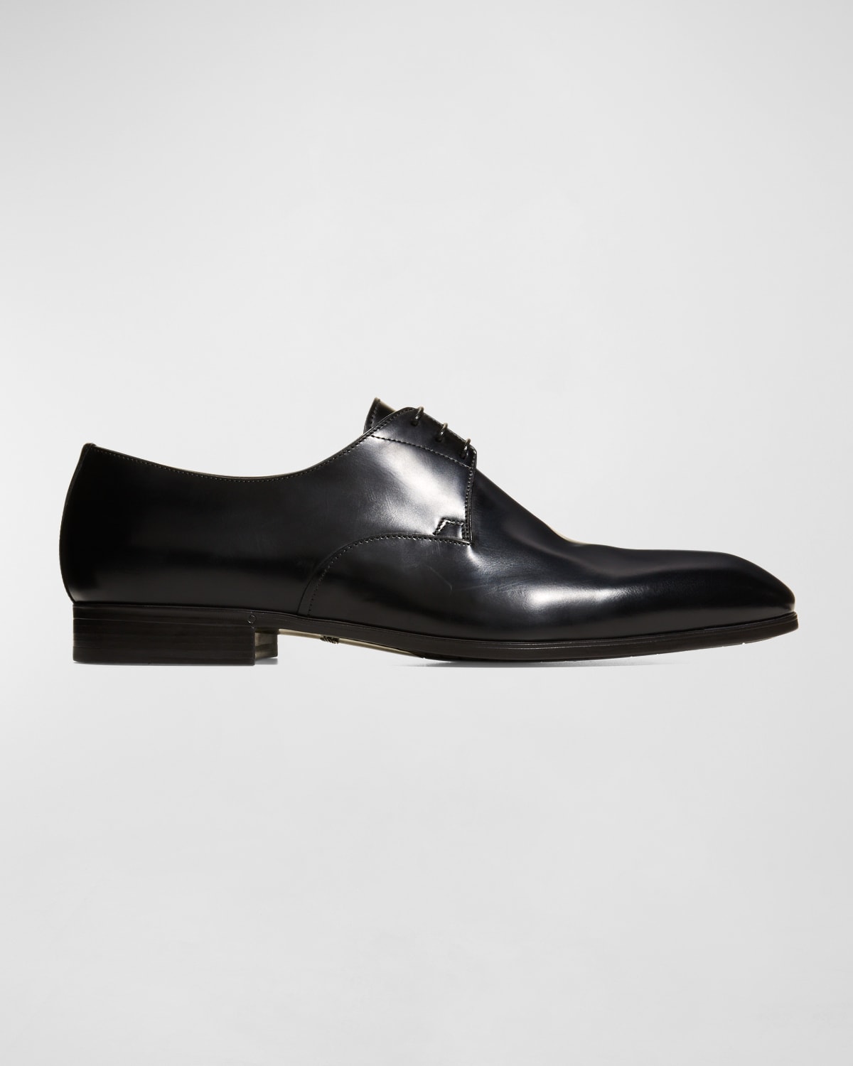 Men's Shiny Leather Dress Oxfords