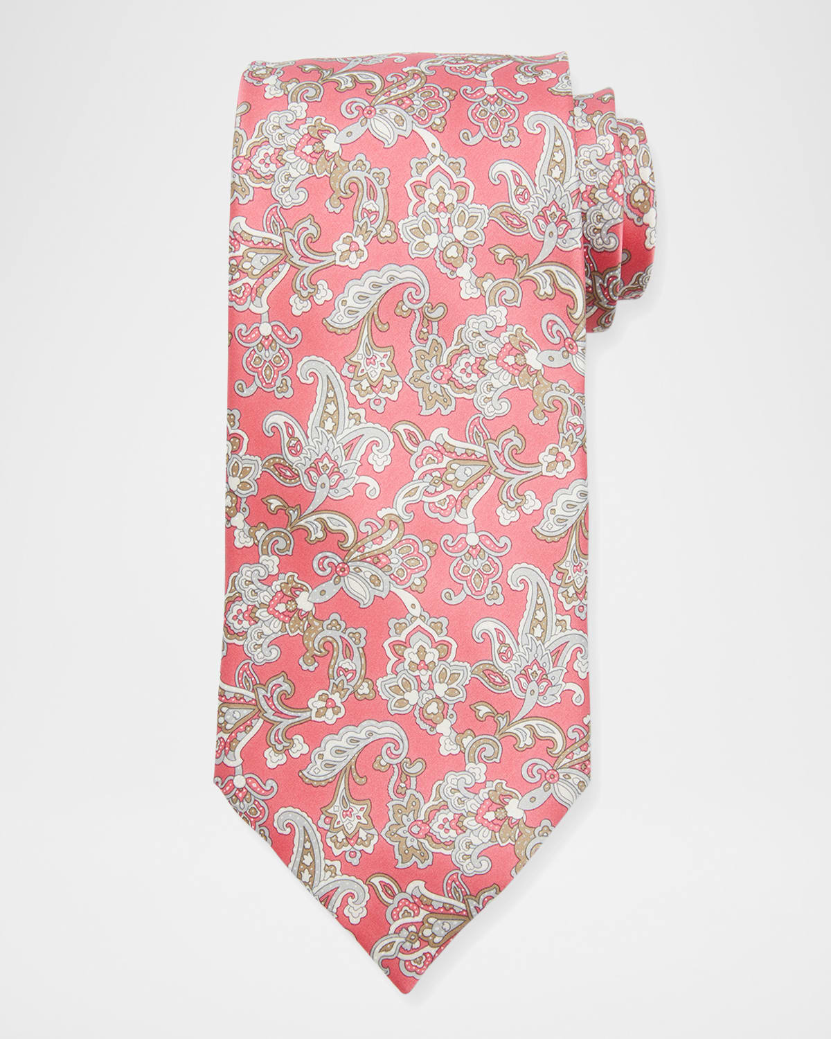 Stefano Ricci Men's Paisley-Print Silk Tie