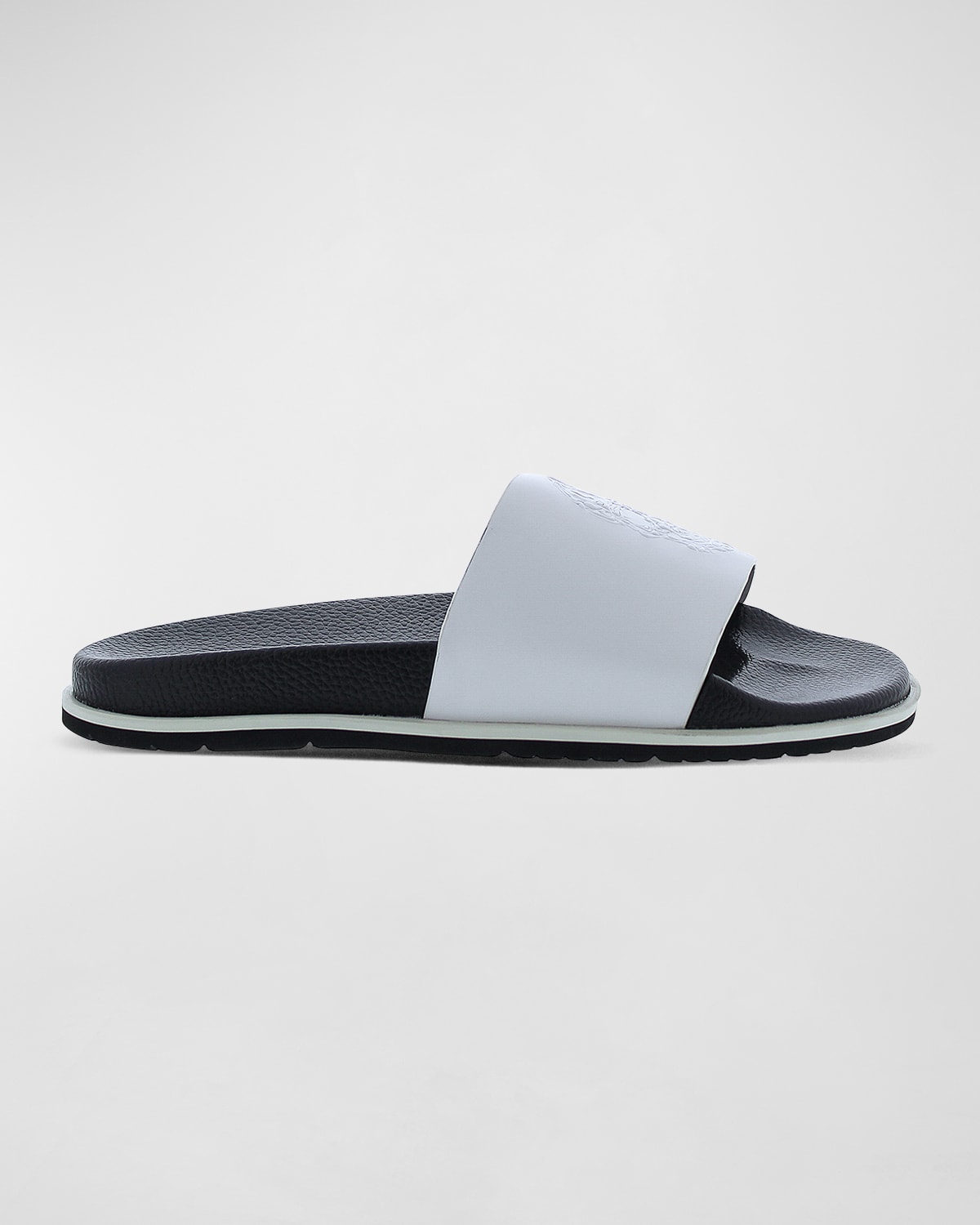 Men's Adrift Skull-Embossed Slide Sandals