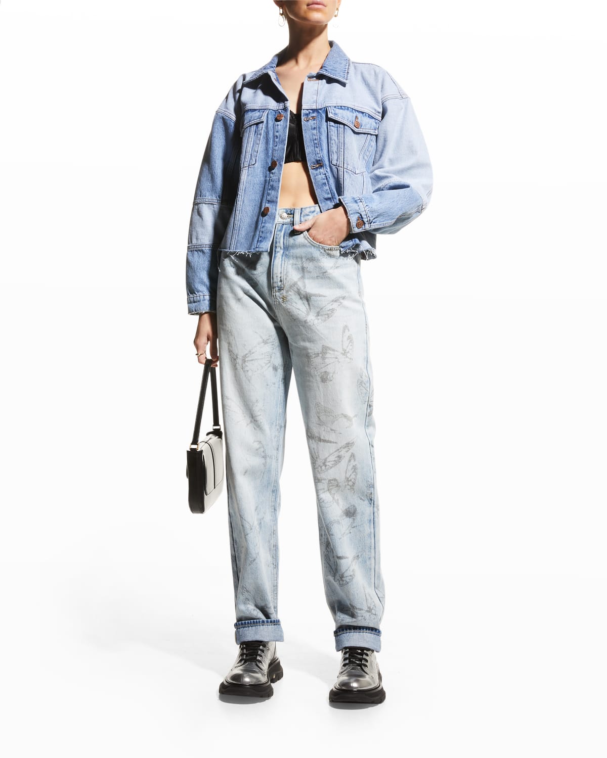 Playback High-Rise Straight Jeans