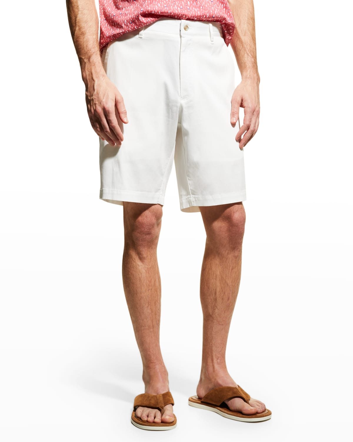 Peter Millar Men's Bedford Cotton-Stretch Shorts