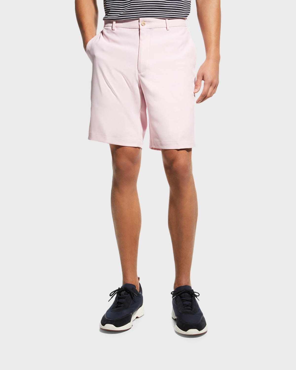 Peter Millar Men's Crown Sport Salem Performance Shorts In Palm Pink