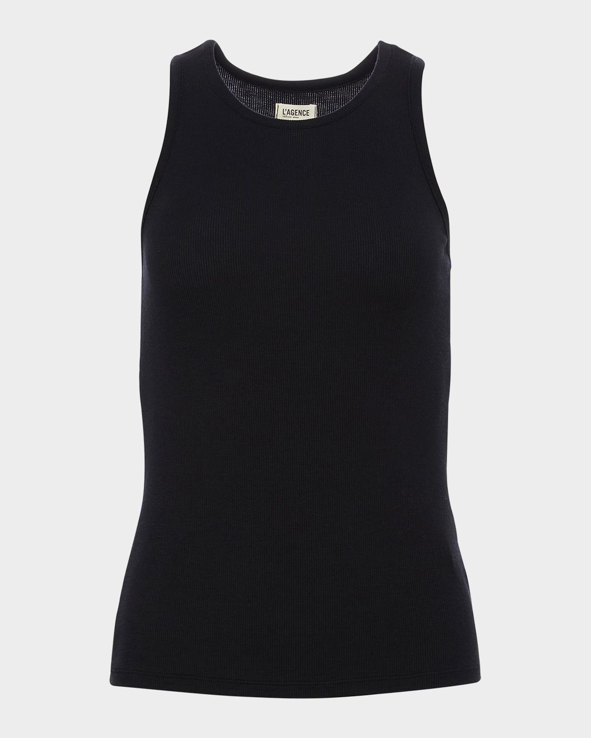 Shop L Agence Nia Racer Back Tank In Black