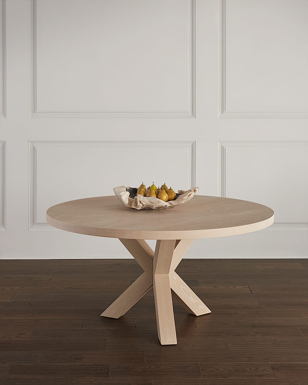 Worlds Away Keelan Tripod Base Dining Table, 60"