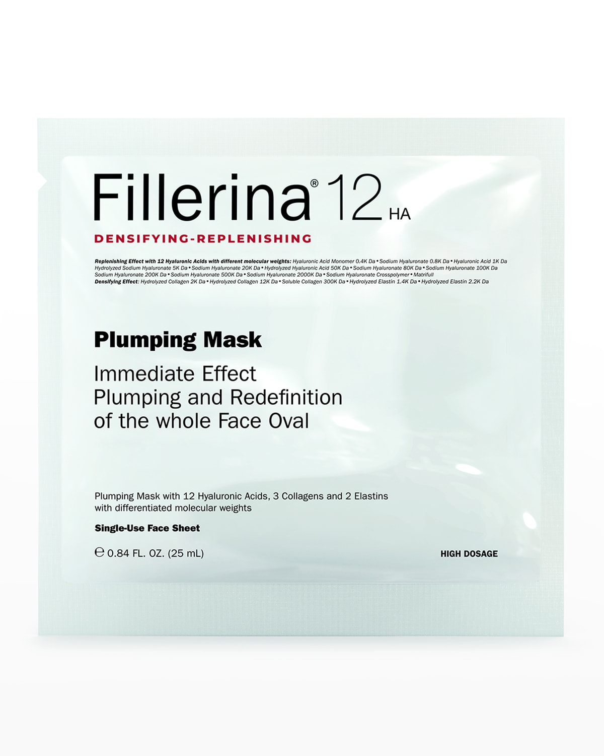 Fillerina 12HA Densifying Plumping Mask, 0.84 oz.