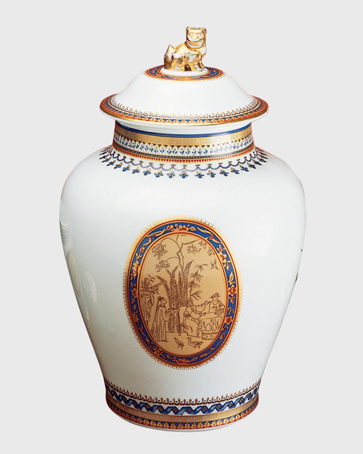 Mottahedeh Chinoise Blue Ginger Jar