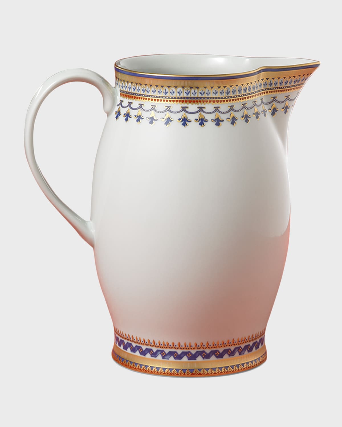 Mottahedeh Chinoise Blue Pitcher