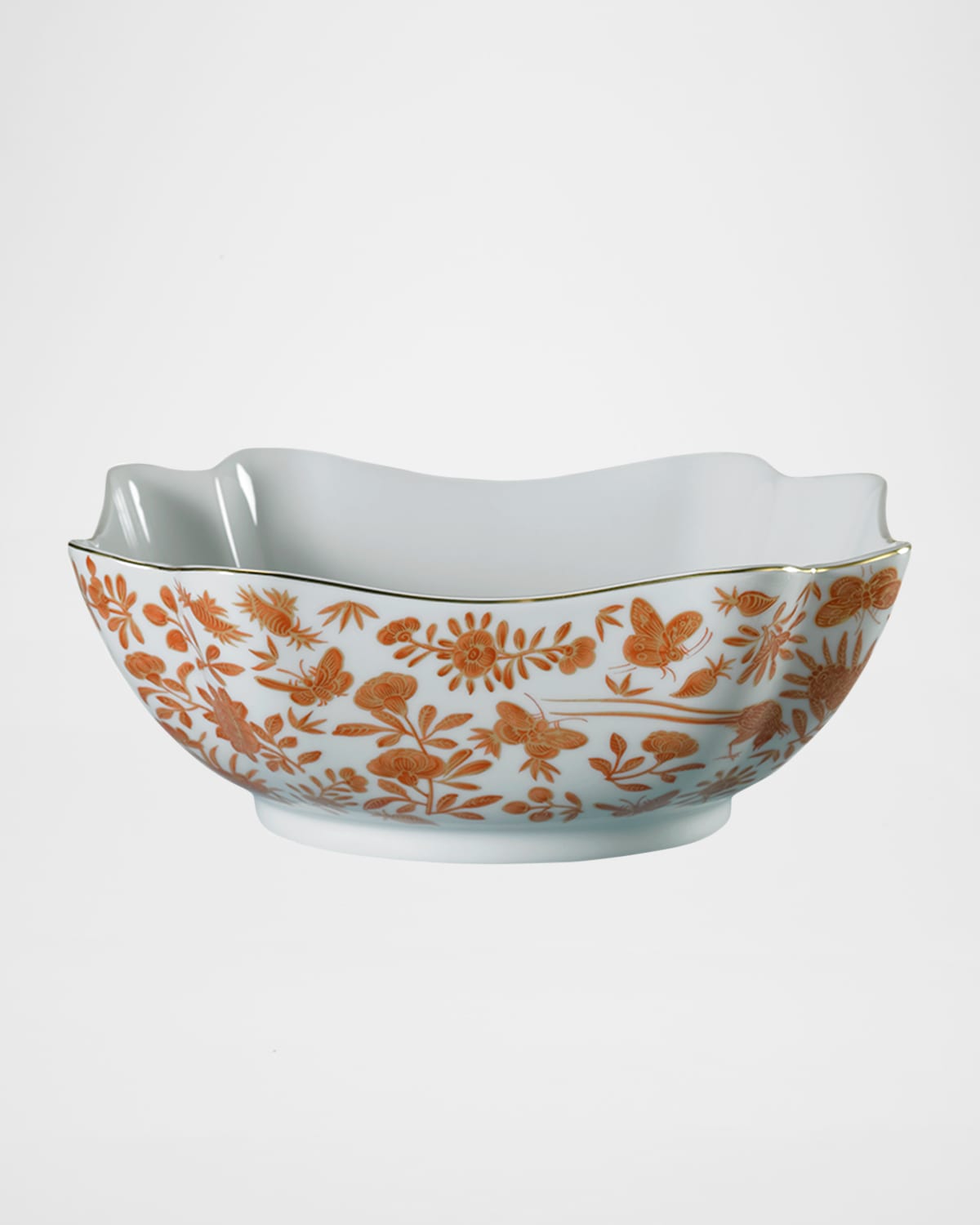 Mottahedeh Sacred Bird & Butterfly Square Large Bowl