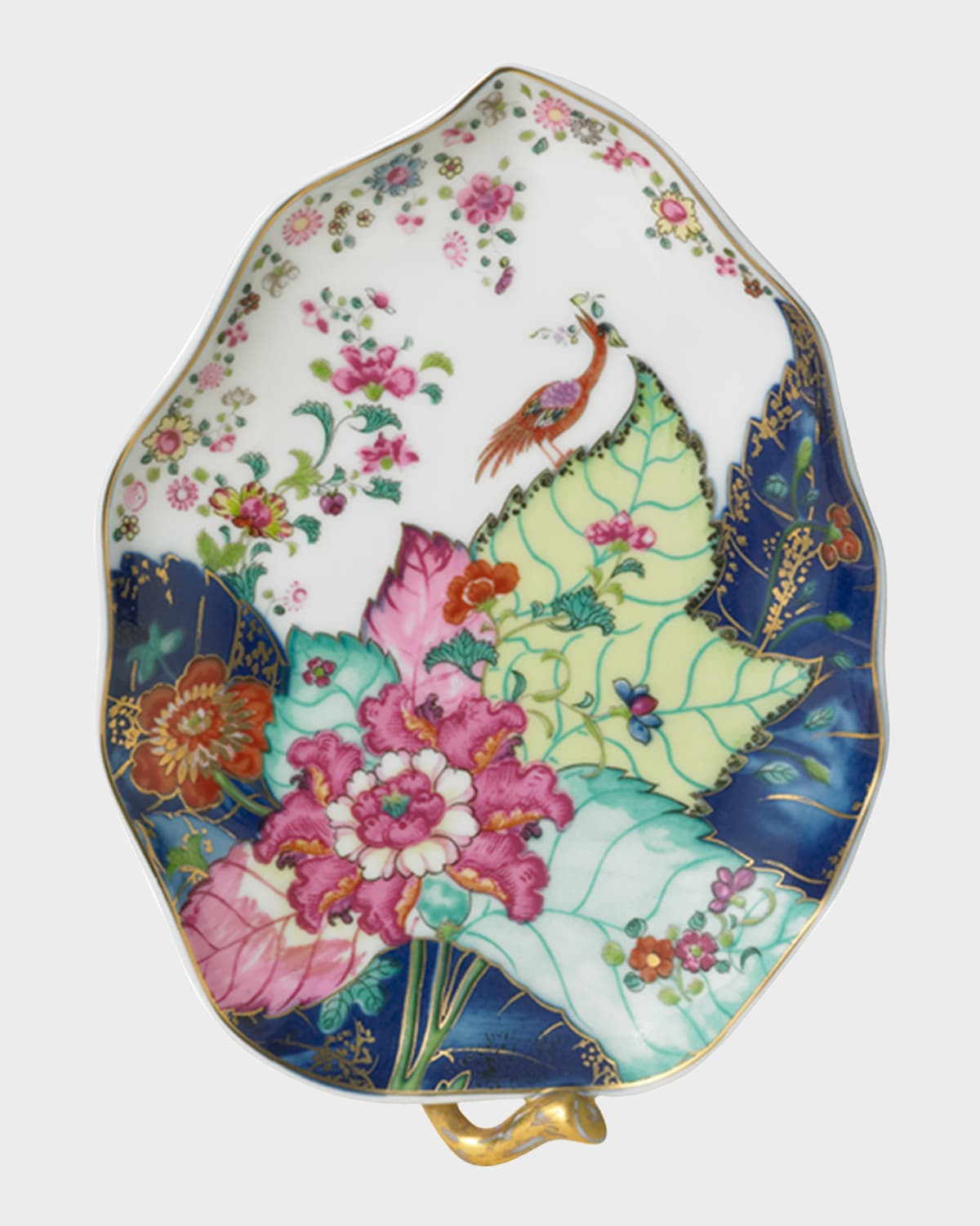 Mottahedeh Tobacco Leaf Candy Dish In Multi
