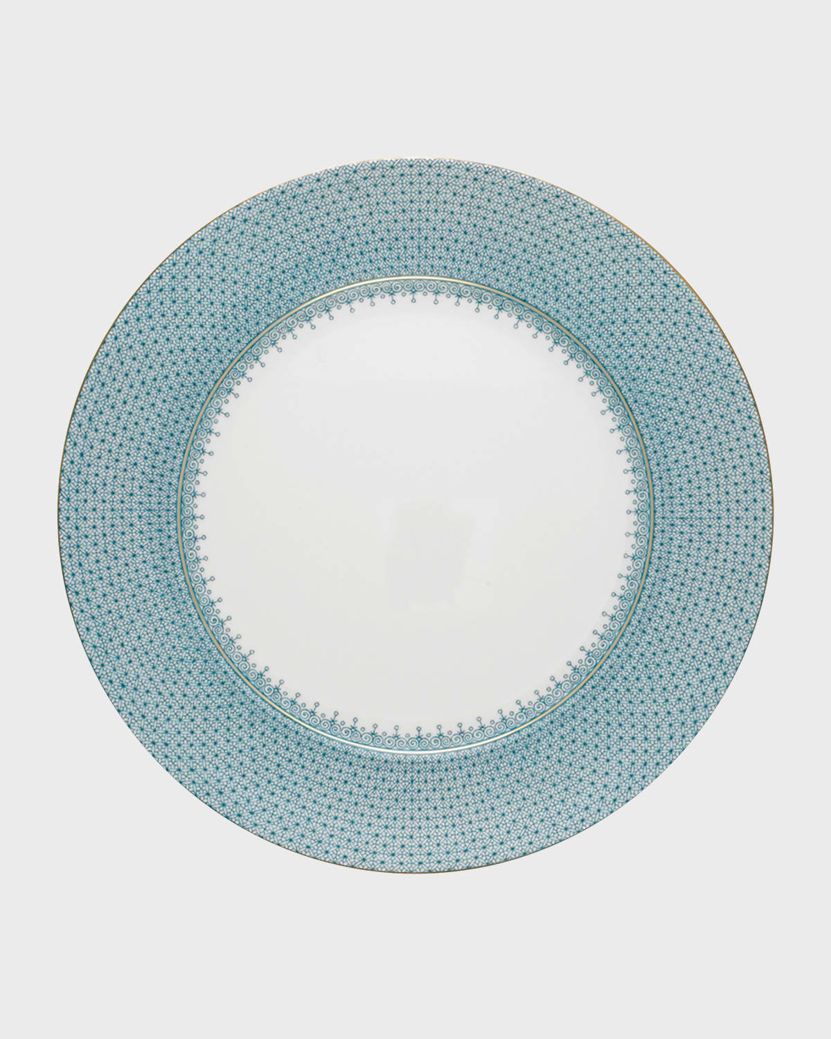 Mottahedeh Turquoise Lace Service Plate