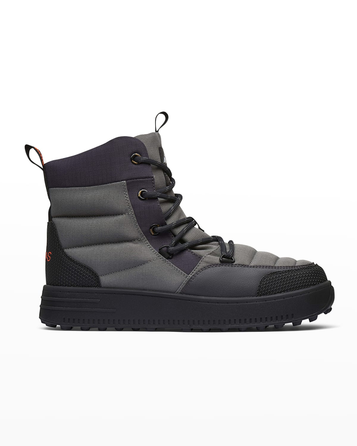 Swims Men's Snow Runner Water-resistant Quilted Boots In Bla/octane