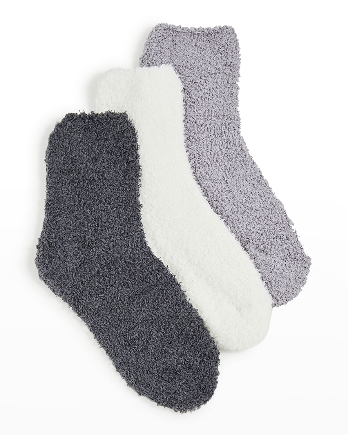 Plush Ankle Socks 3-Pack