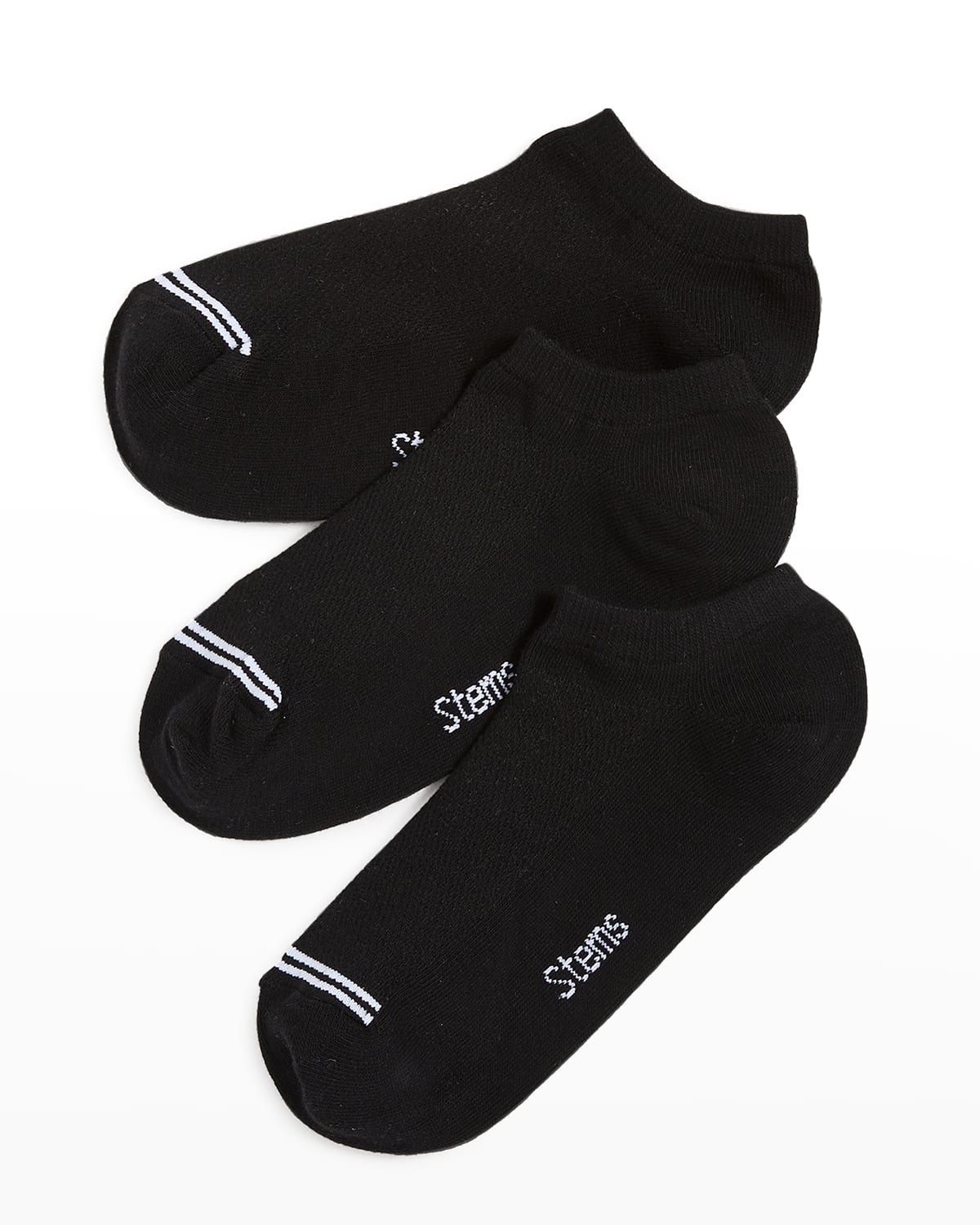 Shop Stems Training No Show Socks 3-pack In Black