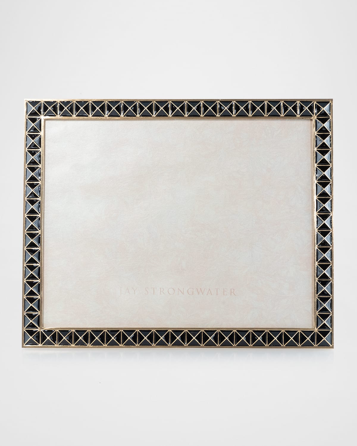 Jay Strongwater Pyramid 8" X 10" Photo Frame In Multi