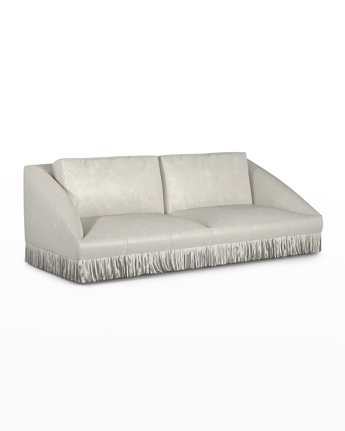 Moderno Leather Sofa, 95.25"