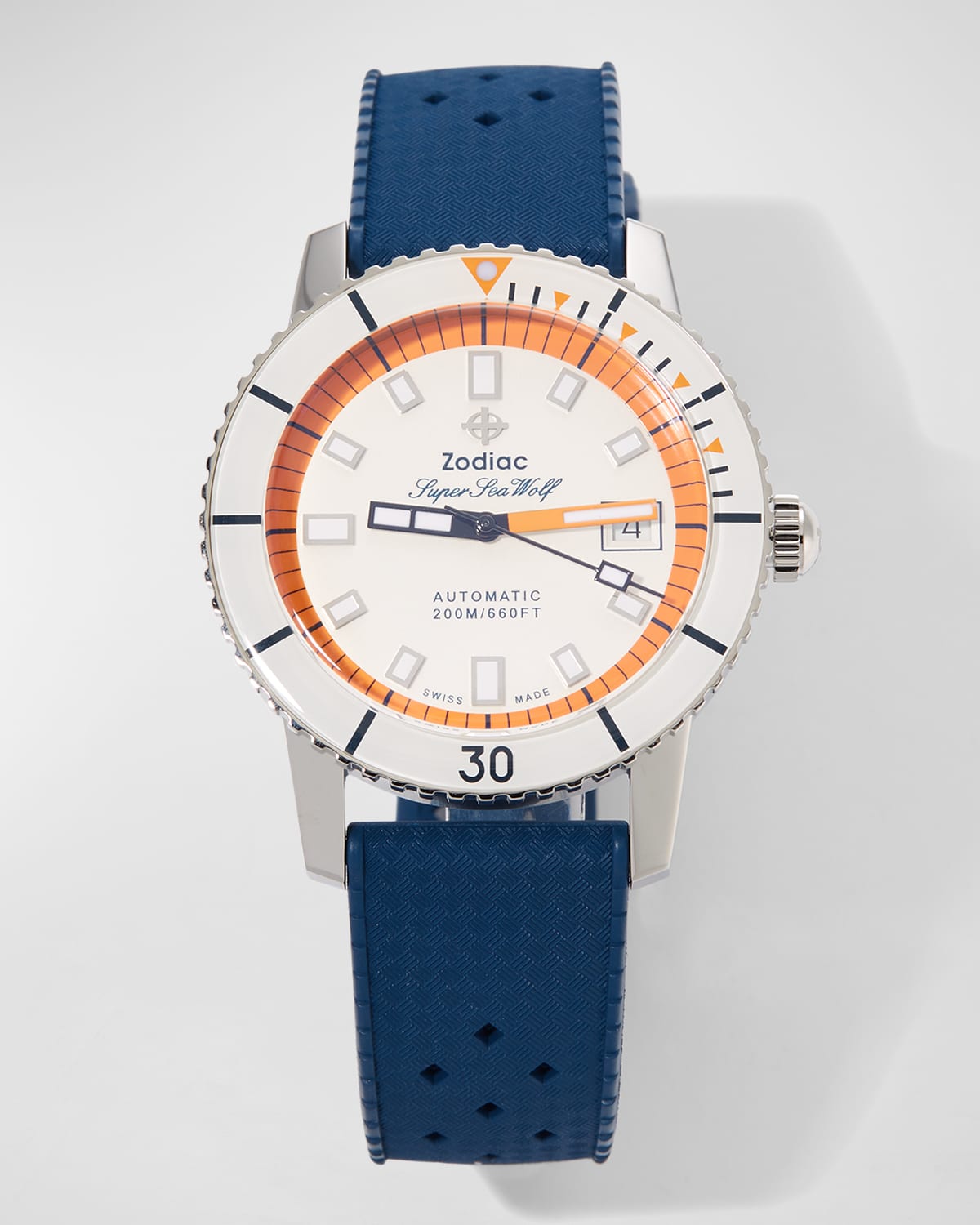 Men's Super Sea Wolf Automatic Rubber Watch