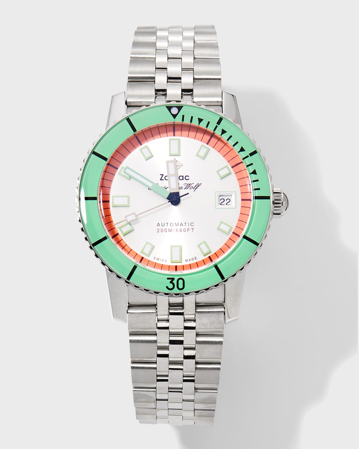 Men's Super Sea Wolf Automatic Bracelet Watch