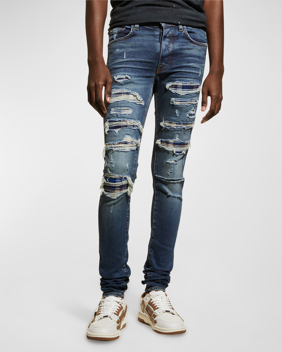Men's Plaid Bandana Thrasher Jeans