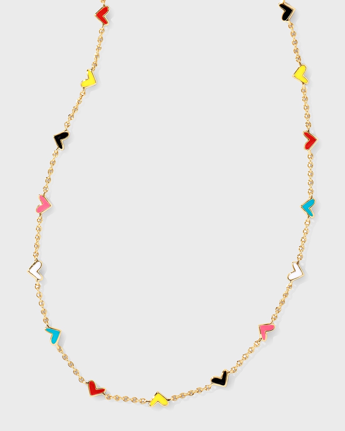 KENDRA SCOTT HAVEN HEART STRAND NECKLACE