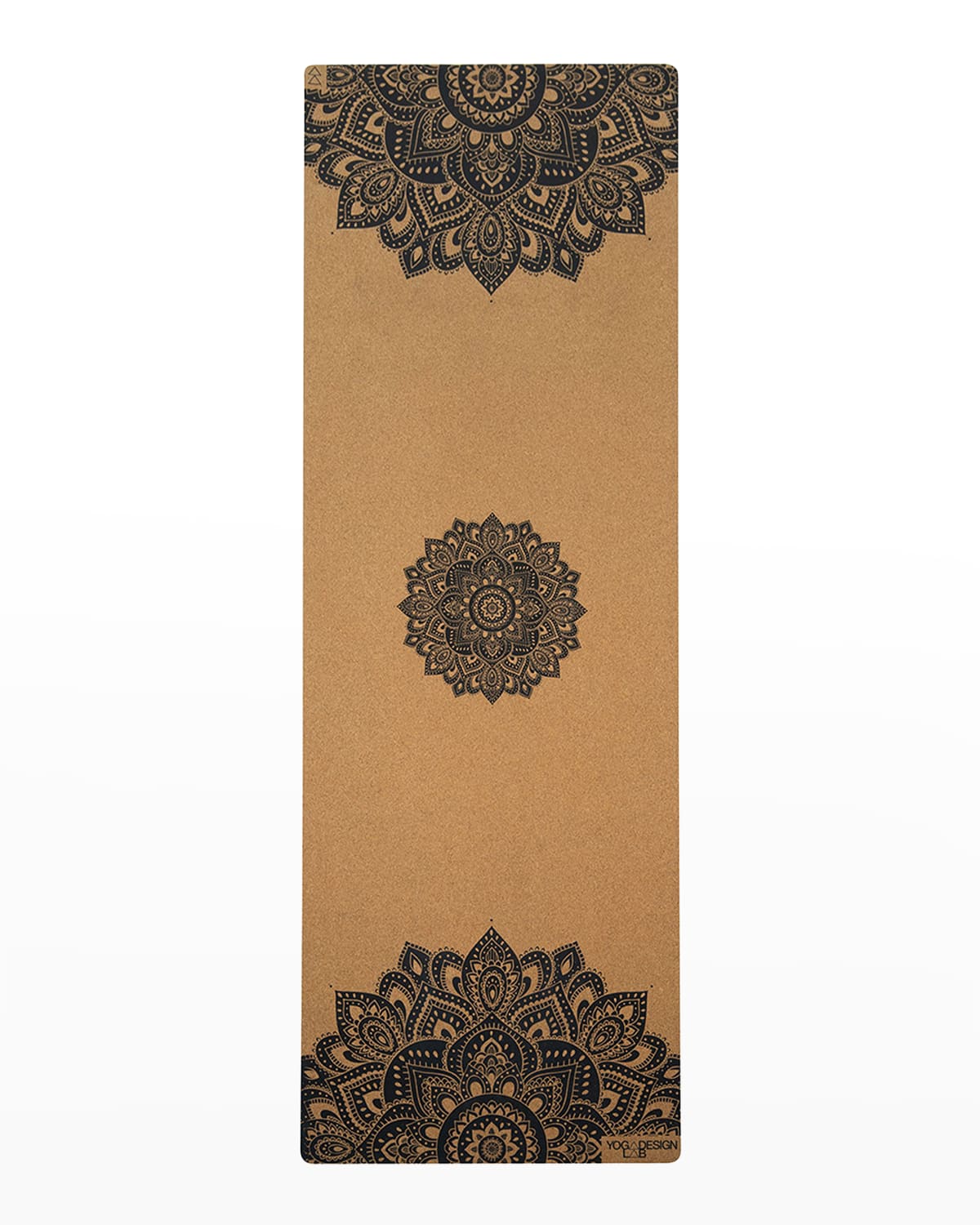 Yoga Design Lab Cork Mandala Yoga Mat 3.5mm In Mandala Black