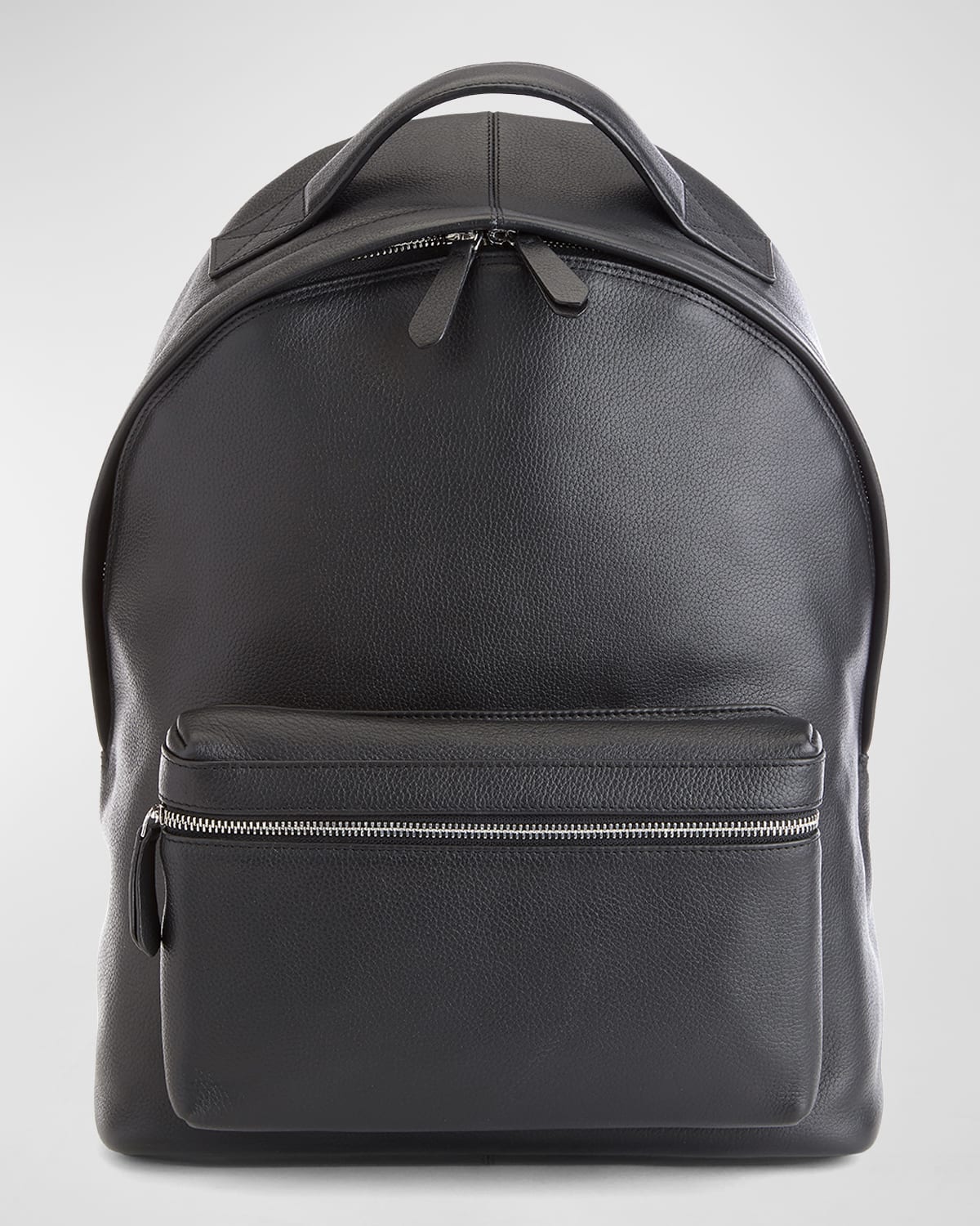 Royce New York Personalized Leather Executive 13" Laptop Backpack In Black