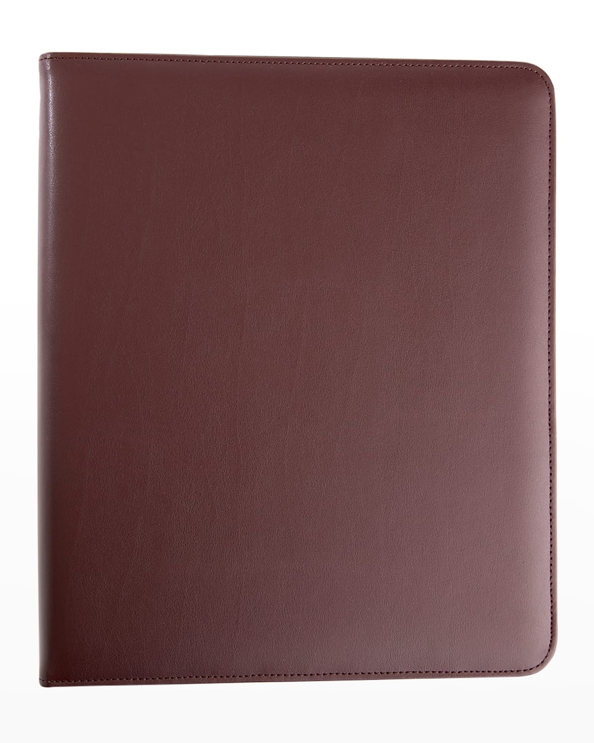 Shop Royce New York Personalized Leather 1" Ring Binder In Burgundy