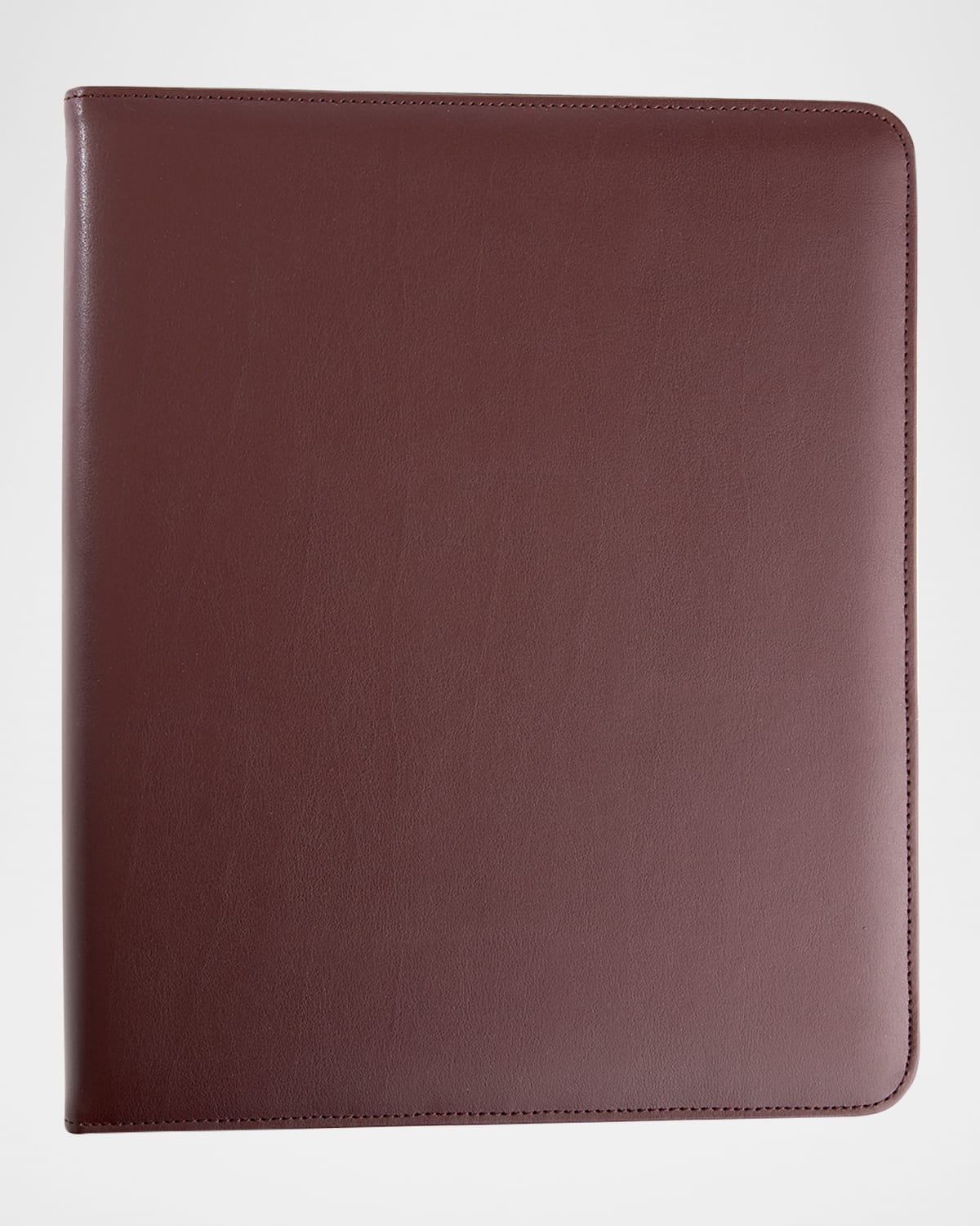 Royce New York Personalized Leather 1" Ring Binder In Burgundy