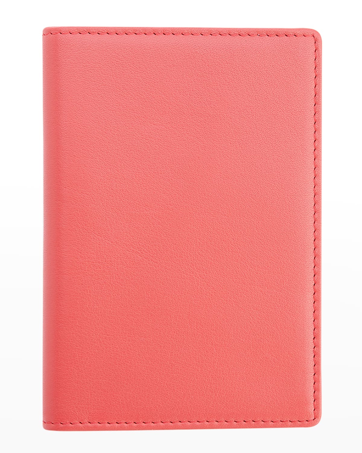 Royce New York Personalized Leather Rfid-blocking Passport Wallet With Vaccine Card Pocket In Red