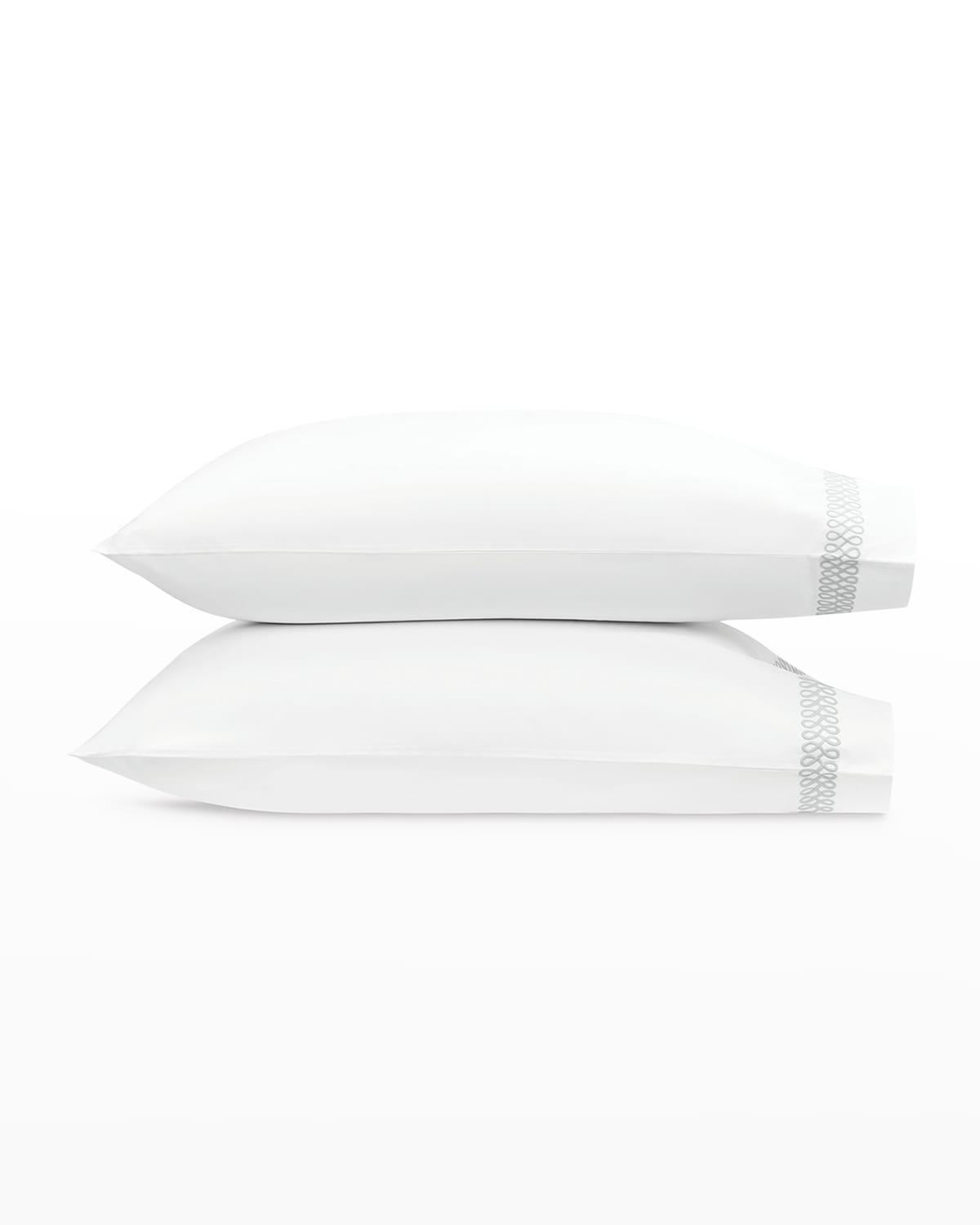 Matouk Schumacher Astor Braid Standard Pillowcases, Pair