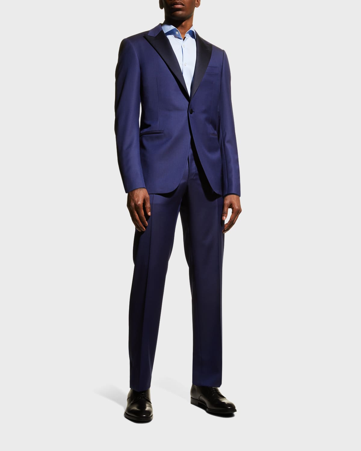 Canali Men's Peak Lapel Two-Piece Tuxedo Suit