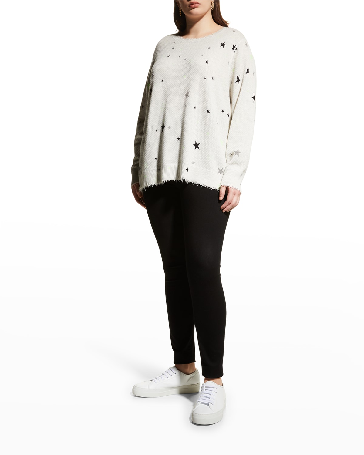Plus size new arrivals star sweater