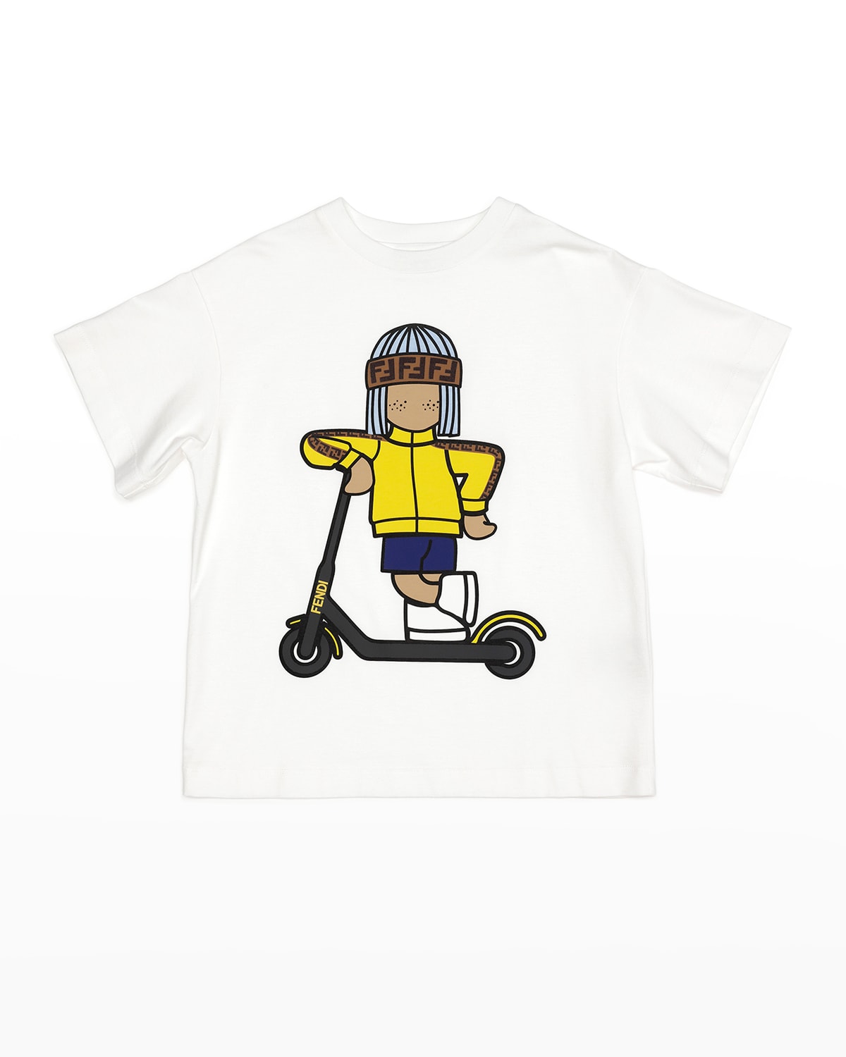 Boy's Scooter Boy FF Logo Graphic T-Shirt, Size 8-14