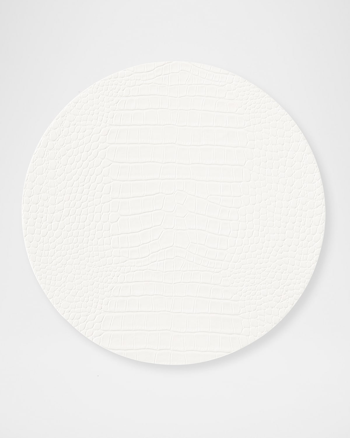 Kim Seybert Croco Placemat In White