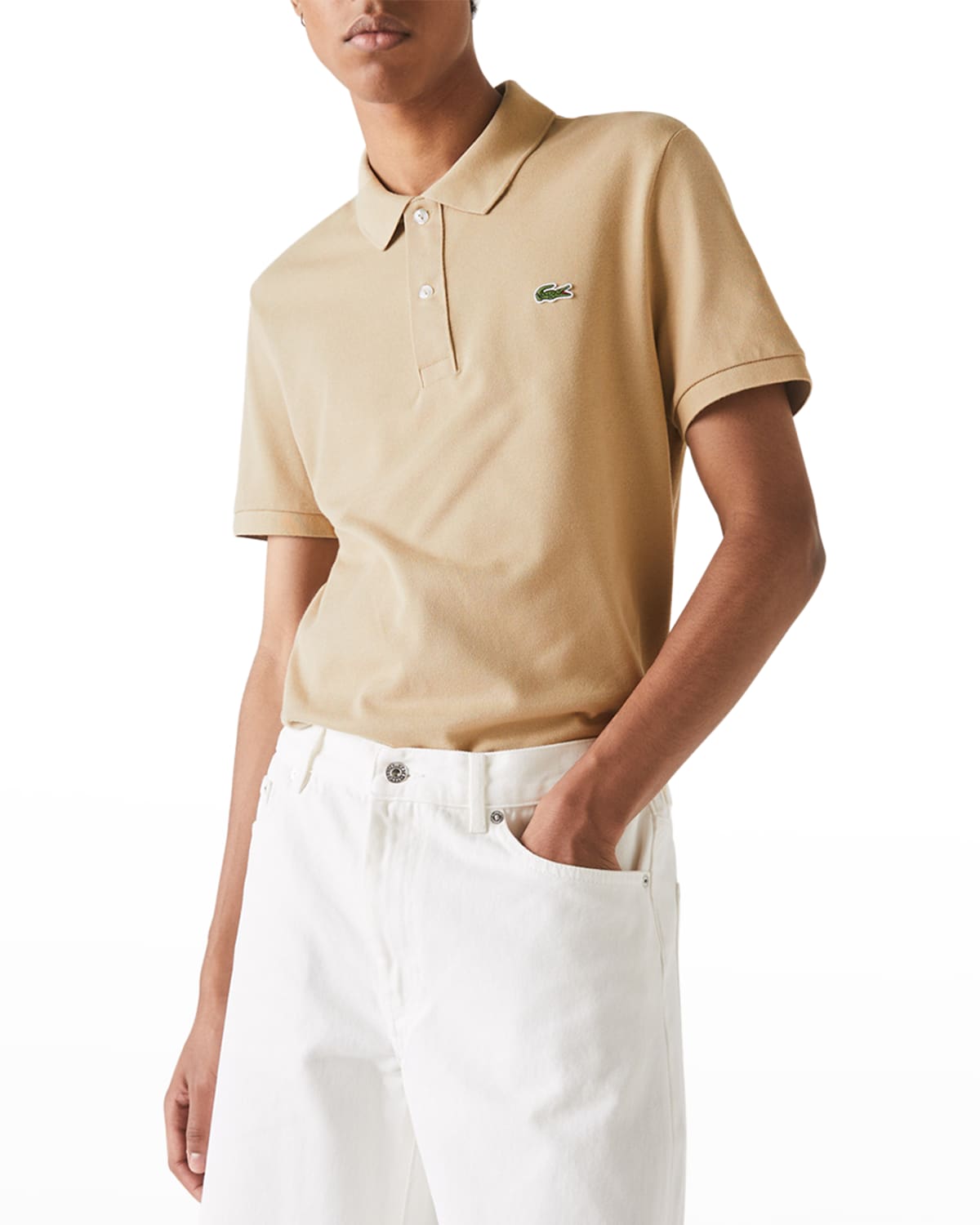 Lacoste Men's Signature Polo Shirt In Viennese
