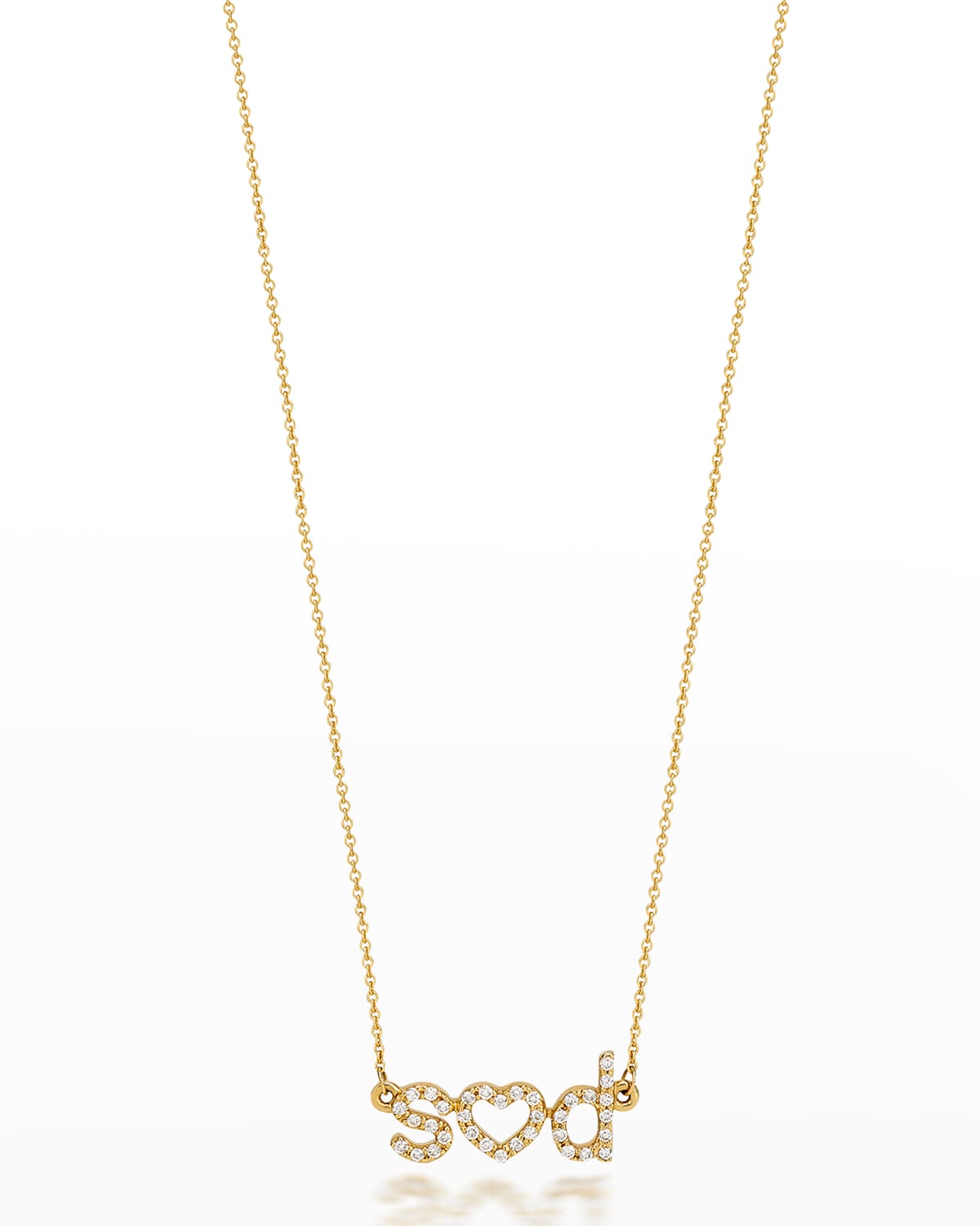 Sarah Chloe Ava 14k Gold Diamond Duo Necklace