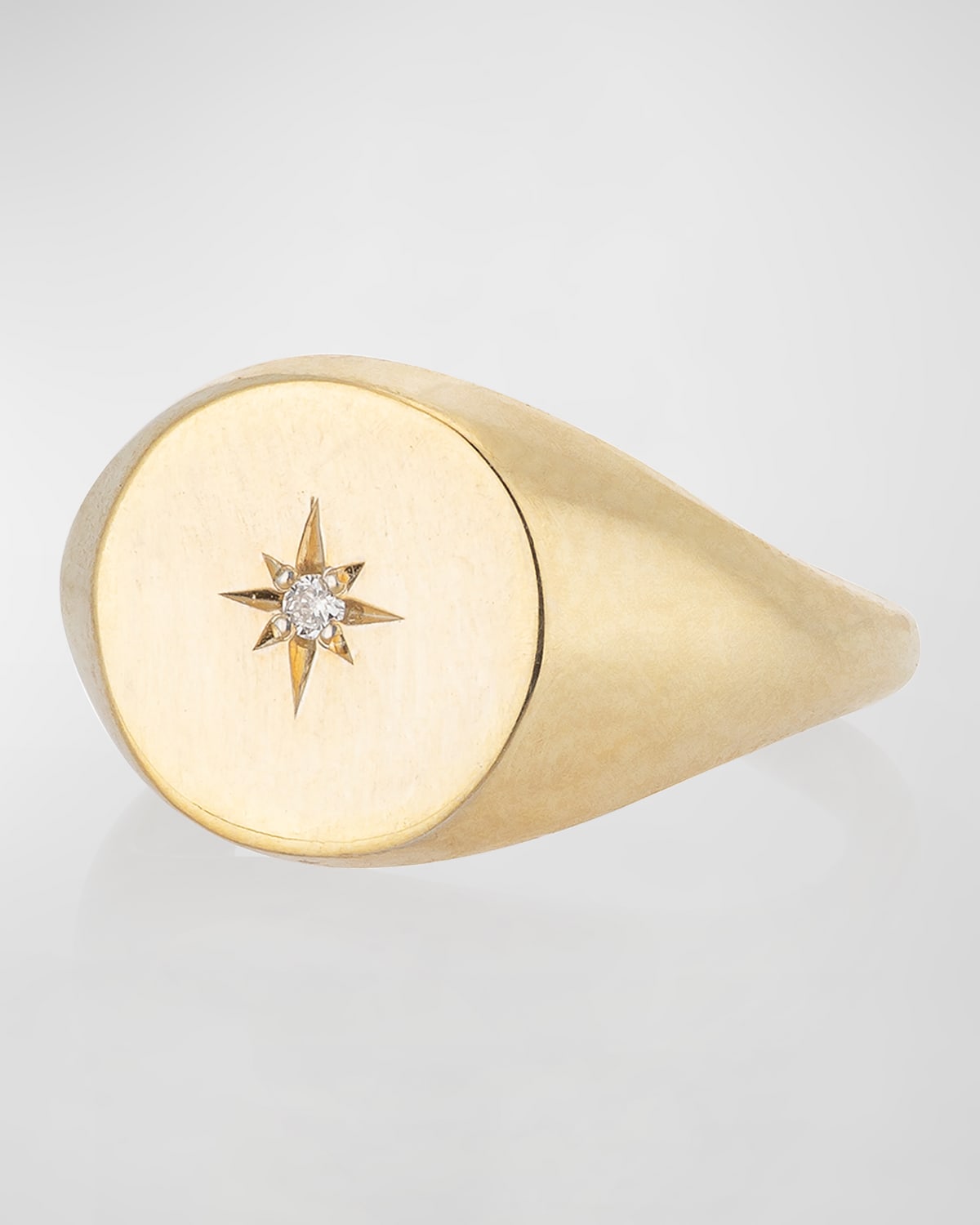 Alana 14K Gold Pinky Signet Ring