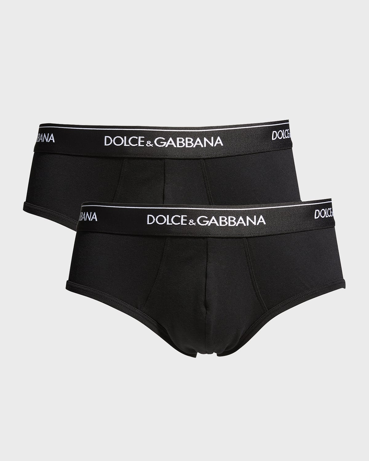 Dolce & Gabbana Men 's Two-Pack Jersey Stretch Logo Briefs