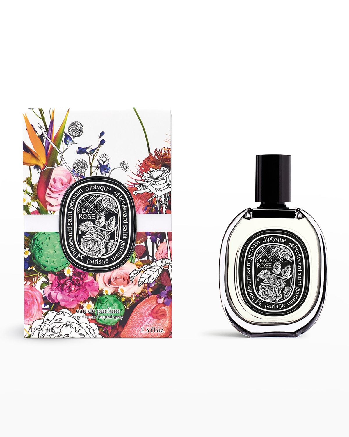 Diptyque 2.5 oz. Eau Rose Eau de Parfum - Limited Edition Packaging
