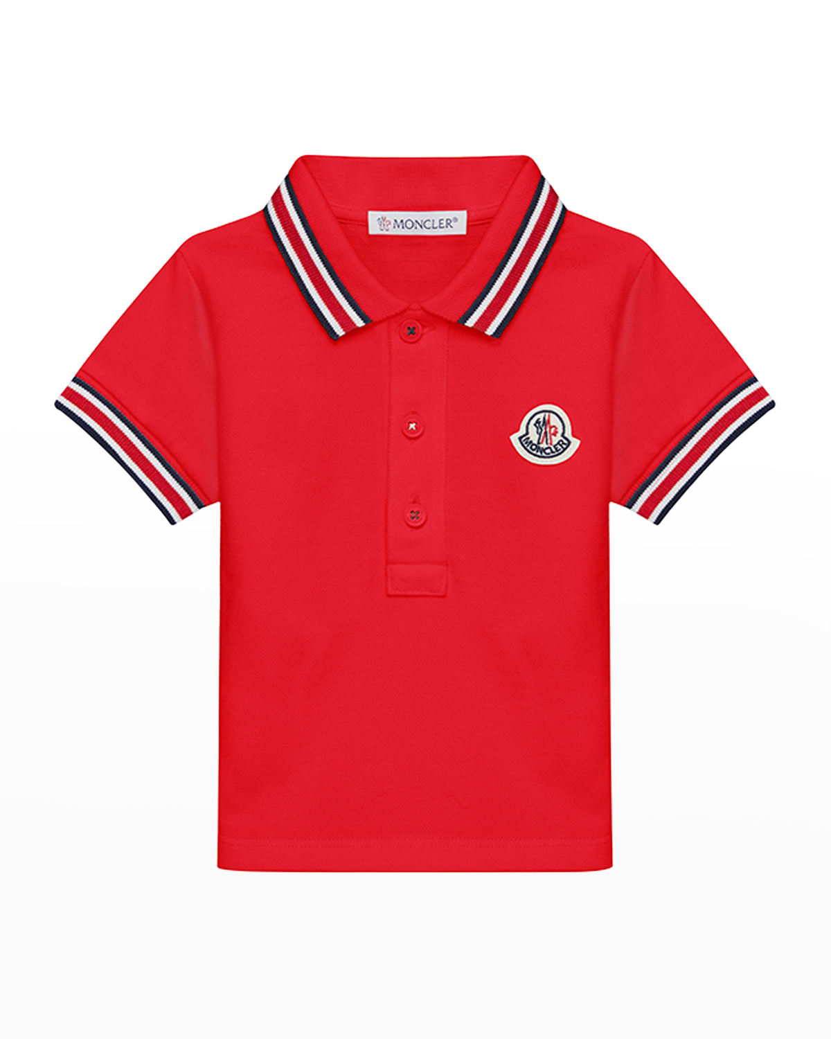 Boy's Logo Striped Polo Shirt, Size 12M-3