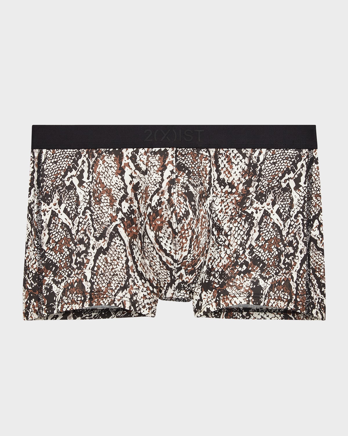 2(x)ist Men's Sliq Stretch Trunks In Snakeskin